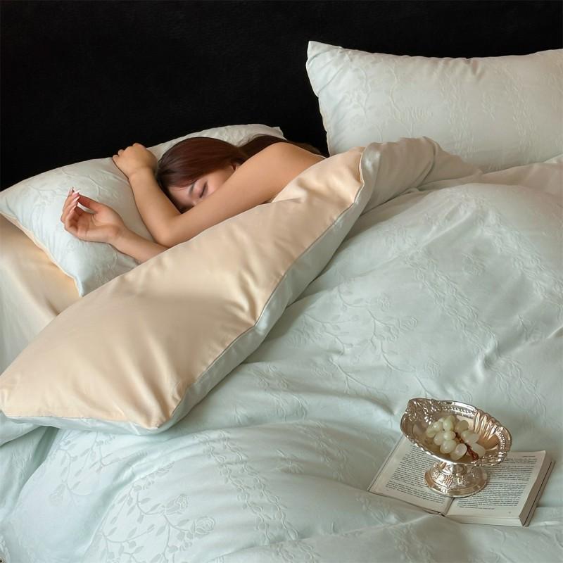 100% Cotton 60S Brushed Duvet Set Modern Nordic Style Ins Bedroom Bedding
