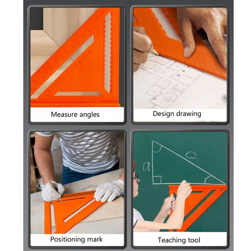 Плотницкий стропильный угольник треугольная линейка инструмент для рисования углов для точных измерений при изготовлении мебели и моделей