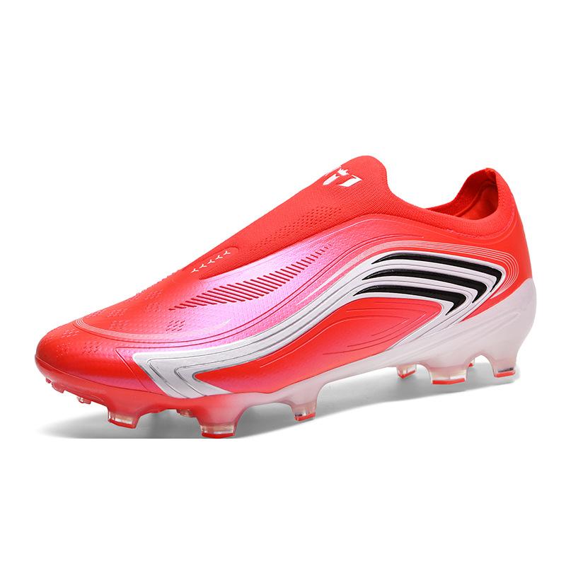 Children's high-top football shoes Men's artificial turf long nails broken nails training sports football shoes
