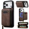 Съемный магнитный кошелек кожаный чехол для телефона для IPhone 17 Pro Max Air 16 Plus 15 14 13 12 11 Pro 16E Защитная крышка от кражи с кисточкой