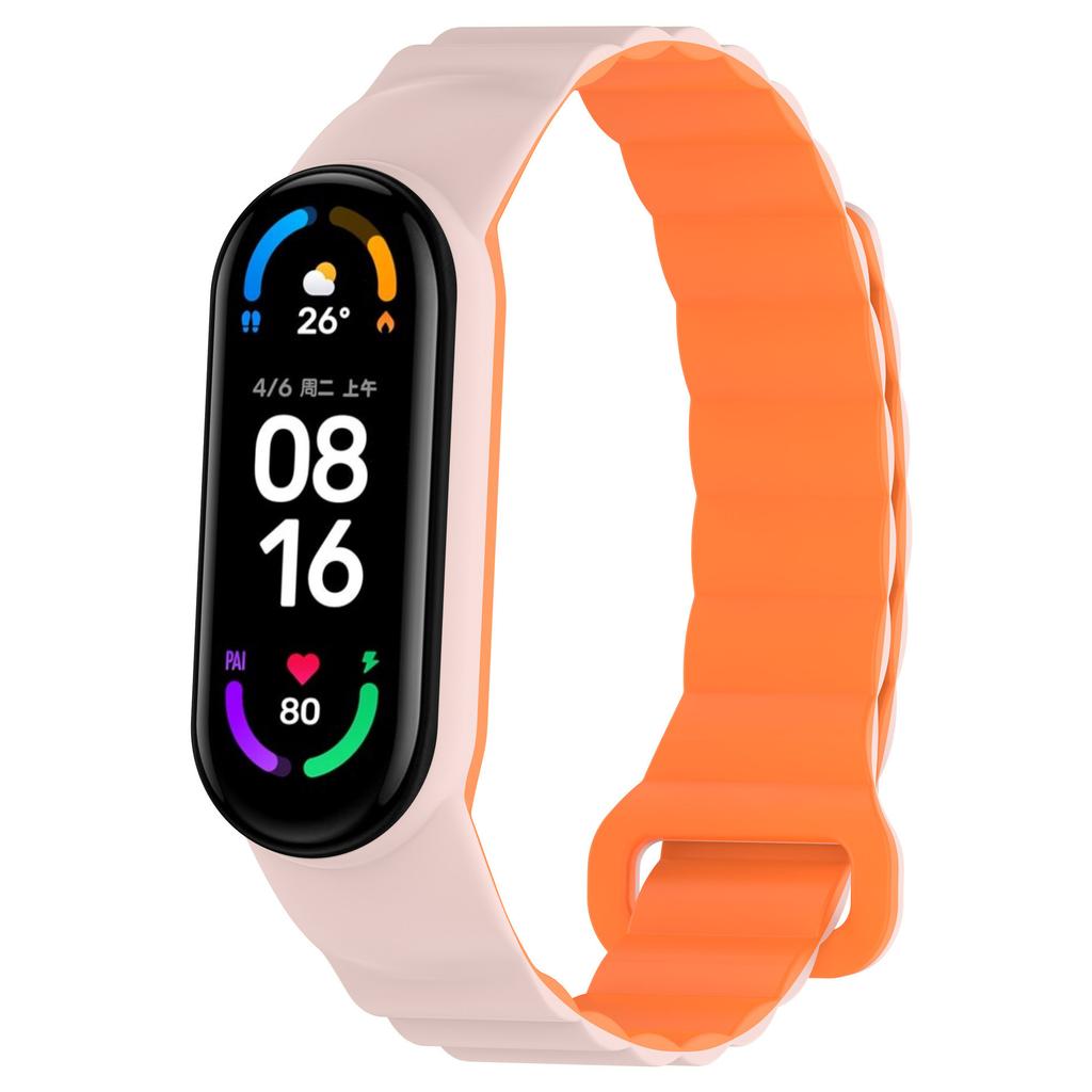 Силиконовый магнитный ремешок-петля для Xiaomi Mi Band 7 6 5 4 3 Браслет Ремешок Correa для Mi Band 8 9 Ремешок Mi Band 10 Ремень Ремешок