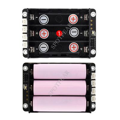 Плата расширения ИБП для Raspberry Pi: Блок питания серии 3S с 3 батареями 18650 для Pi5/4B