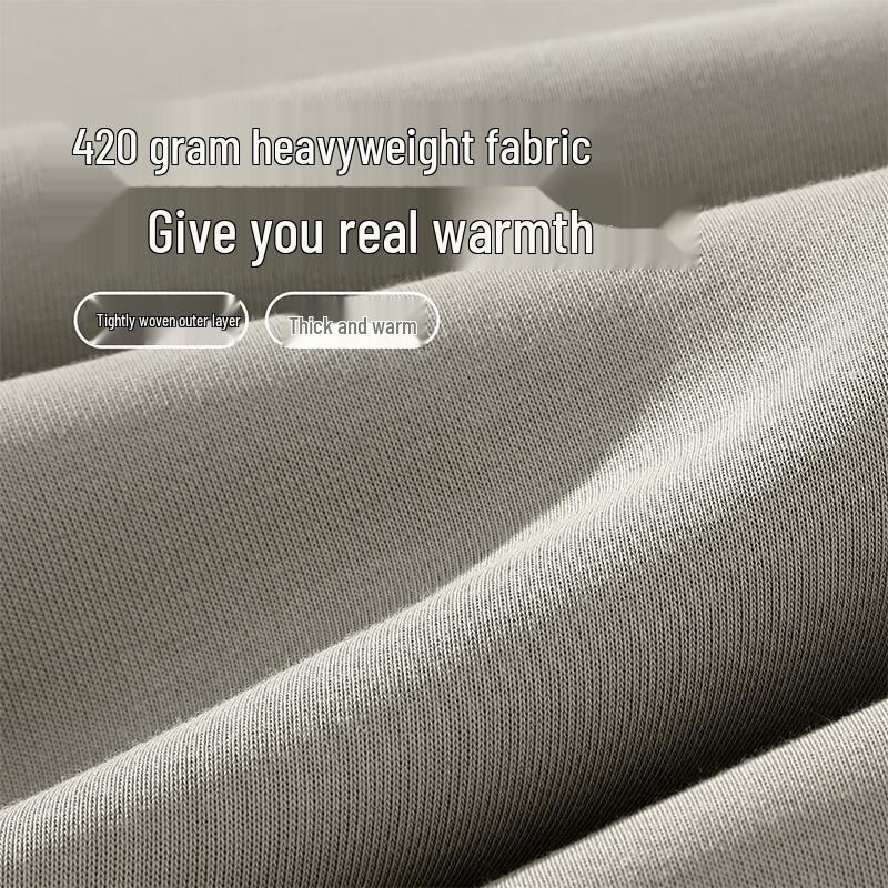 Hodo Men's Fleece Lined Round Neck Sweatshirt