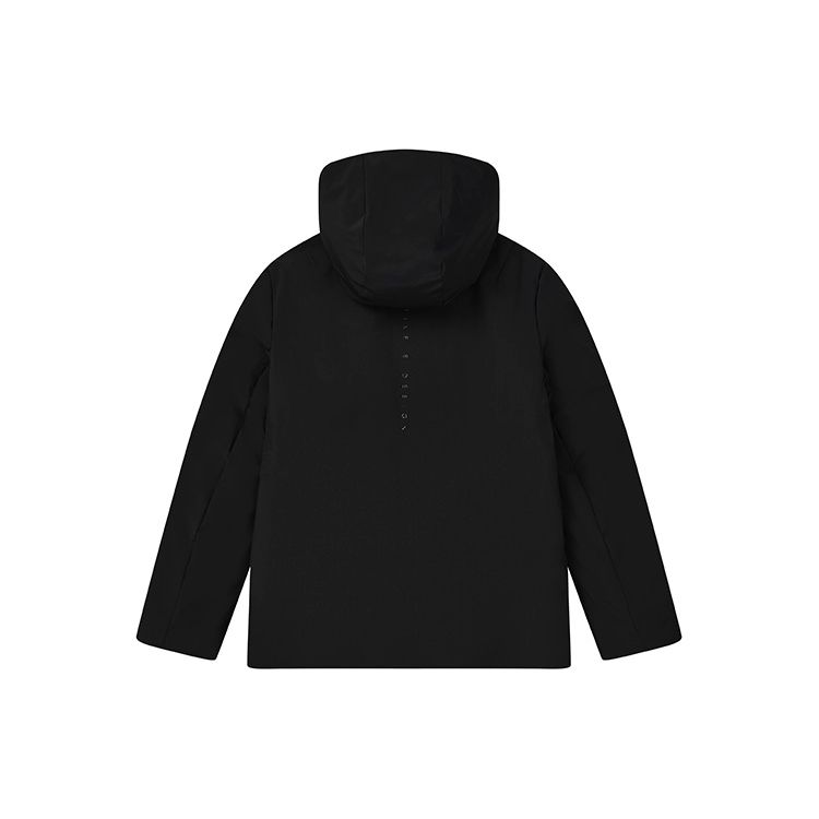 Fila Простая деловая повседневная теплая куртка-пуховик с длинным рукавом для мужчин, верхняя одежда, черная F11M247910F-BK