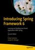 Книга Introducing Spring Framework 6 : Learning and Building Java-based Applications With Spring
