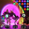 Bluetooth Smart Sunset Projection Lamp Sunset Projector Night Light App Remote Led Lights for Living Room Decoration Photography Gifts