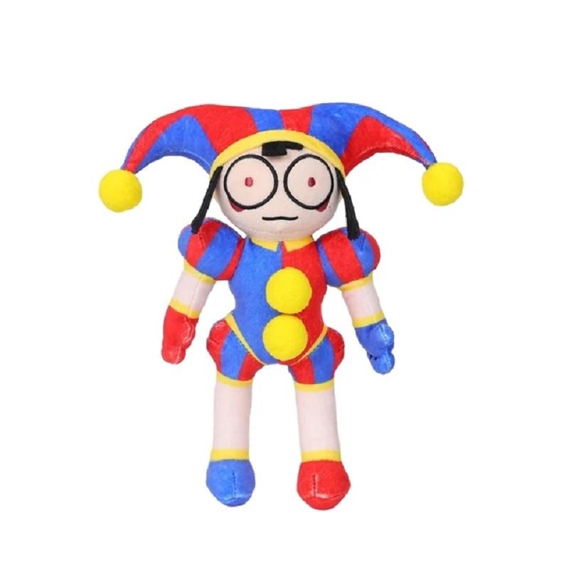 New The Amazing Digital Circus Pomni Jax Plush Toy Anime Cute Theater Rabbit Doll Stuffedcartoon Clown Christmas Kids Gifts