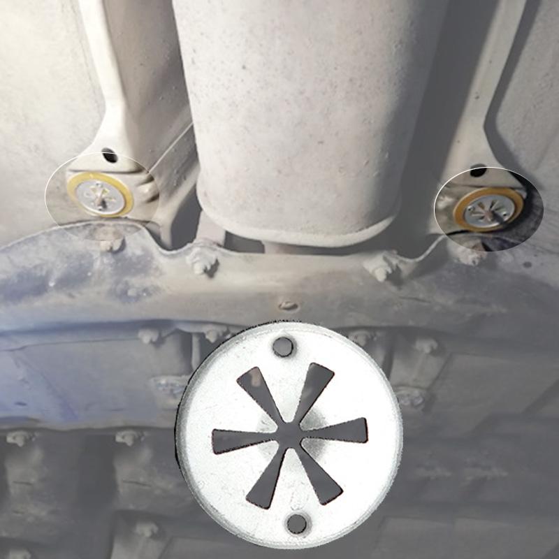 Для VW Touran 1T 2003-2010 Caddy 2K Eos Golf 5 6 7 автомобильная шайба-звездочка, блокирующая двигатель, изолирующая зажимная дисковая гайка, крепеж, зажимы для колесной арки