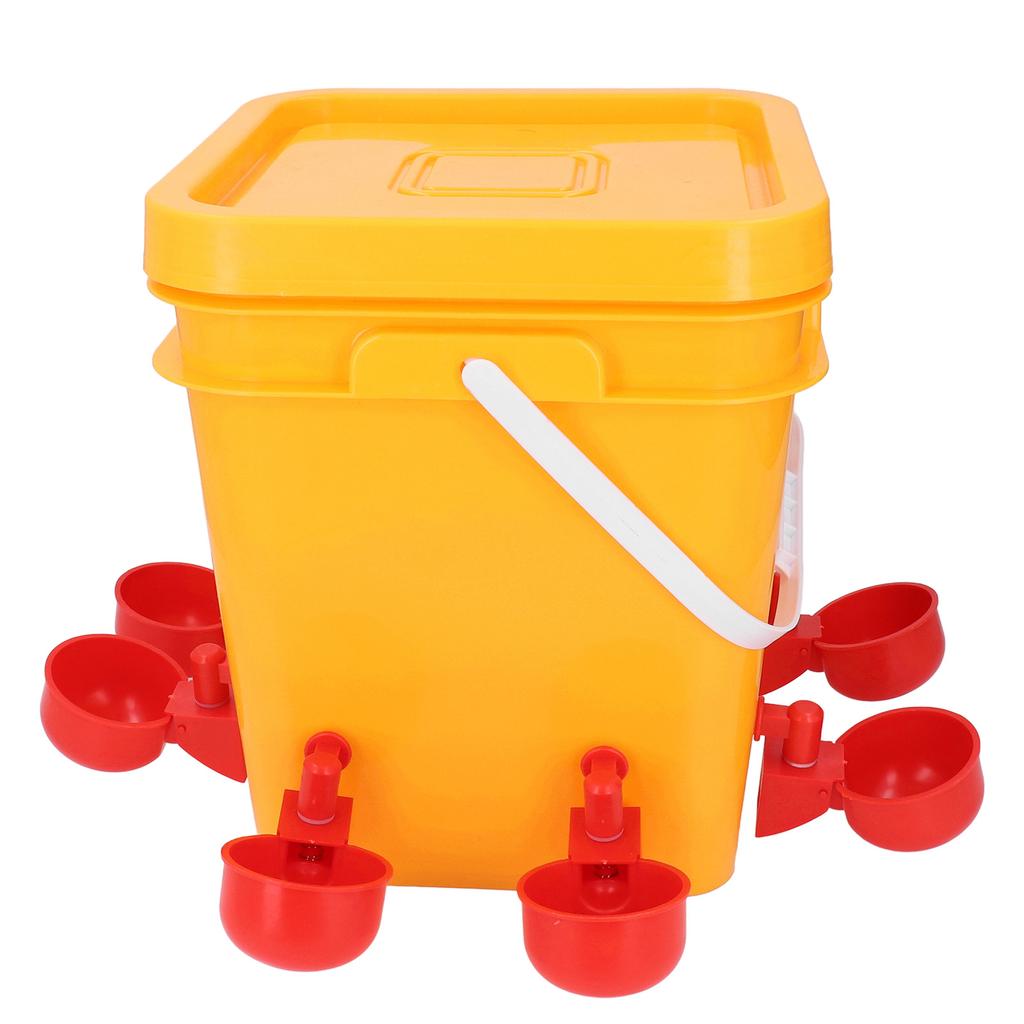 Automatic Chicken Waterer Set Low Spillage Self Replenishing Poultry Waterer Dispenser for Chicken Bird   Goose Turkey