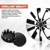 4Pcs Universal Rim Hub Caps Dust-proof Wheel Badge Covers Wheel Center Caps  Auto Accessories