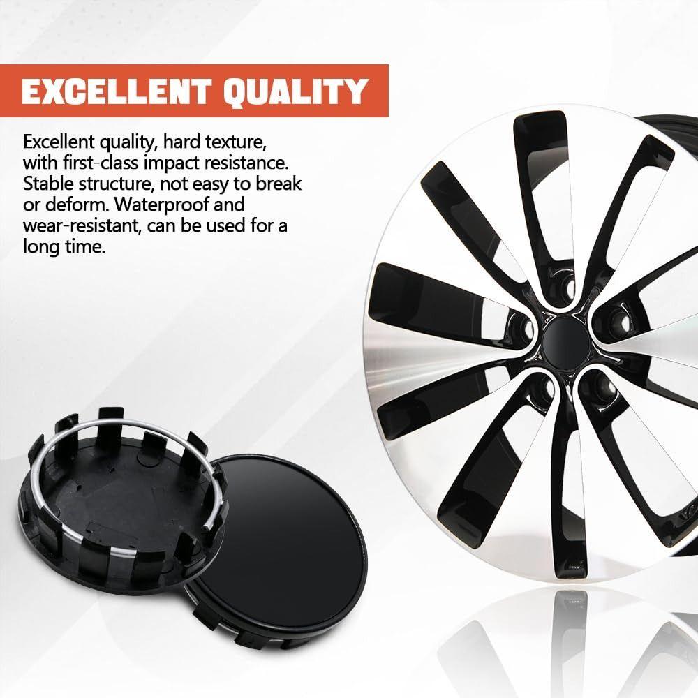 4Pcs Universal Rim Hub Caps Dust-proof Wheel Badge Covers Wheel Center Caps  Auto Accessories