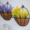 2x настенный горшок для цветов, садовый цветочный горшок, корзина для растений, уличный домашний декор в помещении