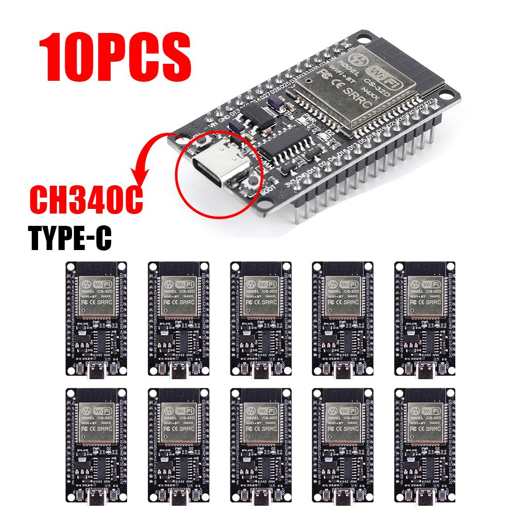 Плата разработки ESP32 -32 TYPE-C CH340C/ USB CP2102 WiFi+Bluetooth Сверхнизкое энергопотребление Двухъядерный беспроводной модуль