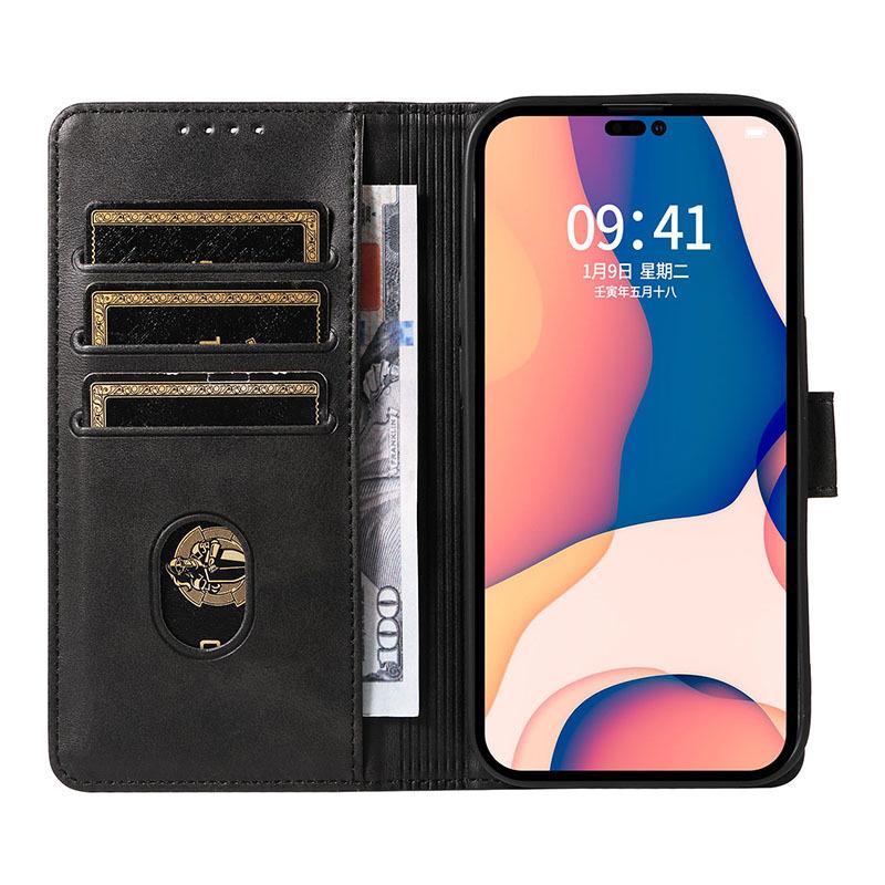 Чехол из телячьей кожи для iPhone 14 Pro, Apple 13, Samsung S23 Ultra Flip Cover.
