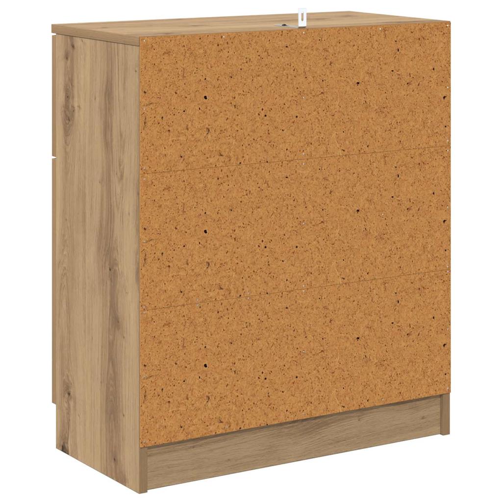 Artisan Oak Sideboard 60 x 30 x 70 cm Particleboard