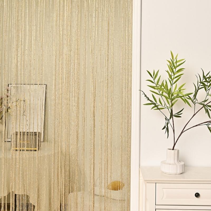 Современная кружевная штора на окно от комаров Тонкая полиэстеровая ткань Простой ремонт дома