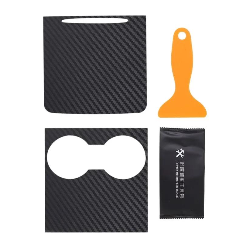 Защитная пленка для центральной консоли автомобиля Tesla Model 3/Y, защитная декоративная наклейка для салона автомобиля, аксессуары для модификации и стайлинга