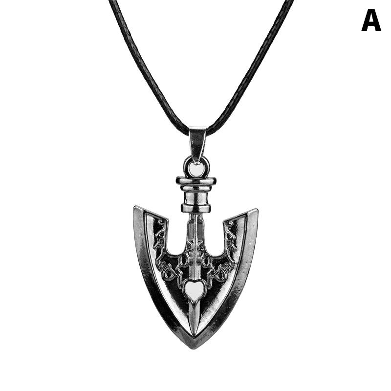 Jojos Bizarre Adventure Necklace Men Arrow Killer Queen Cosplay Keychain