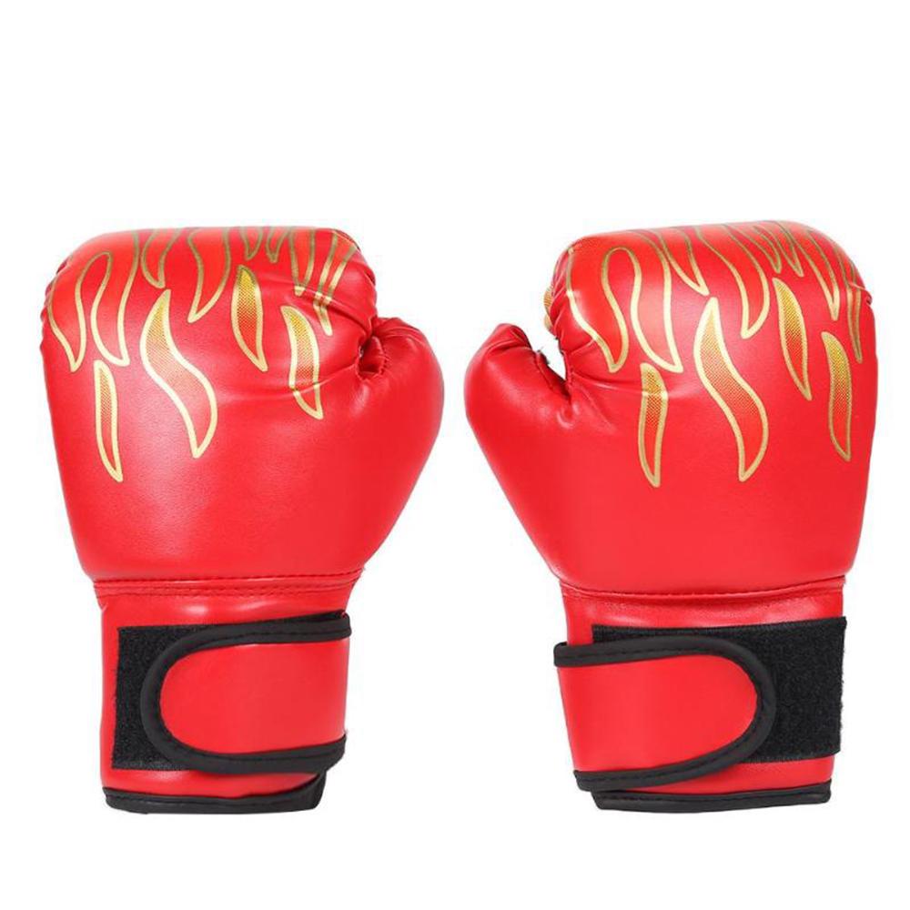 PU Leather Breathable Fighting Boxing Training Glove Flame Gloves Boxing Gloves Sparring Glove