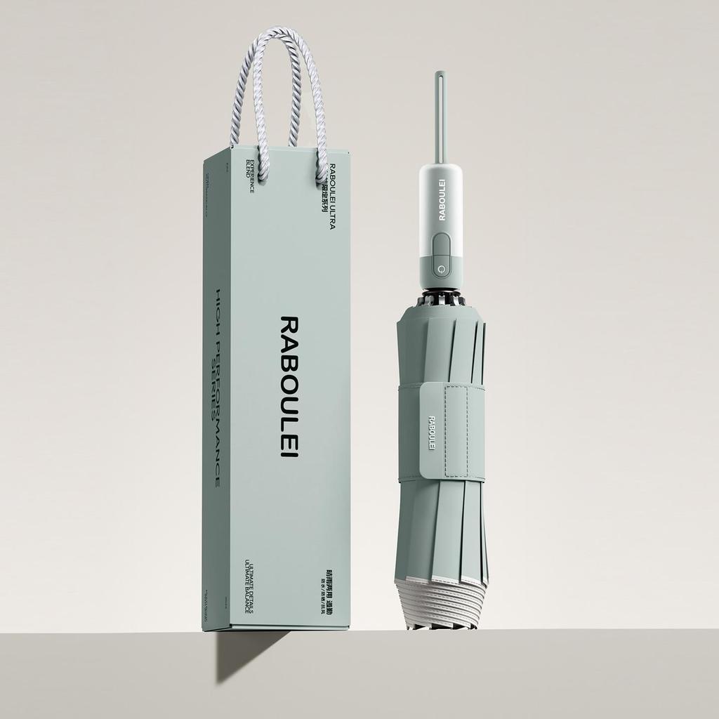 Ультра Обратный Автоматический Ветрозащитный Зонт - Очень Большой, Утолщенный, Усиленный для Сильного Дождя