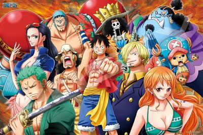 Ensky ONE PIECE Pirate Hat 50 x 75 см Пазл 1000 элементов JIGSAW PUZZLE "Соломенные пираты" 1000-587