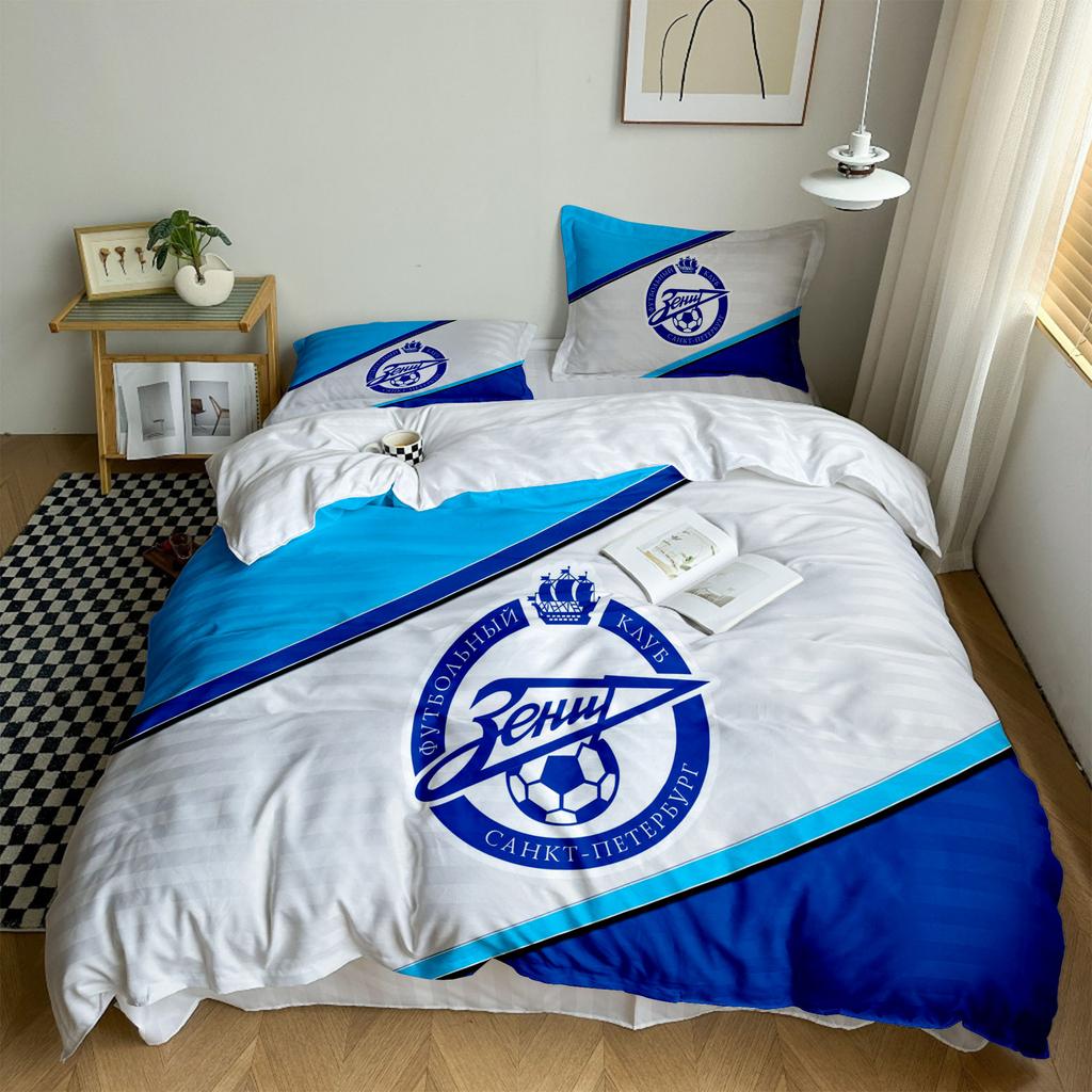 Комплект пододеяльника Зенит Санкт-Петербург EU Односпальный Двуспальный Кинг Размер США Твин Фулл Квин Размер Постельные принадлежности