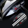 2Pcs/Set Rearview Mirror Rain Eyebrow Sun Visor Sticker Decoration For Mitsubishi Ralliart Grandis Galant Carisma Xpander Cross