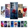 Чехол для Samsung Galaxy S22 S22 Ultra Прозрачный ТПУ Мягкий Силиконовый Чехол Для Samsung S22 Plus GalaxyS22+ Задние Чехлы Бампер для Телефона