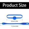 24 Pack Silicone Drink Marker Bands, Reble Stretchable Drink Glass Markers with 2 Styles for Cups, Mugs, Beer Bottles, Cocktail Glasses - 12 Colors