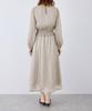 ROPE PICNIC Mon Shiny Pleated Blue Size Perfect for Weddings E'toile Dress, (45), 36,
