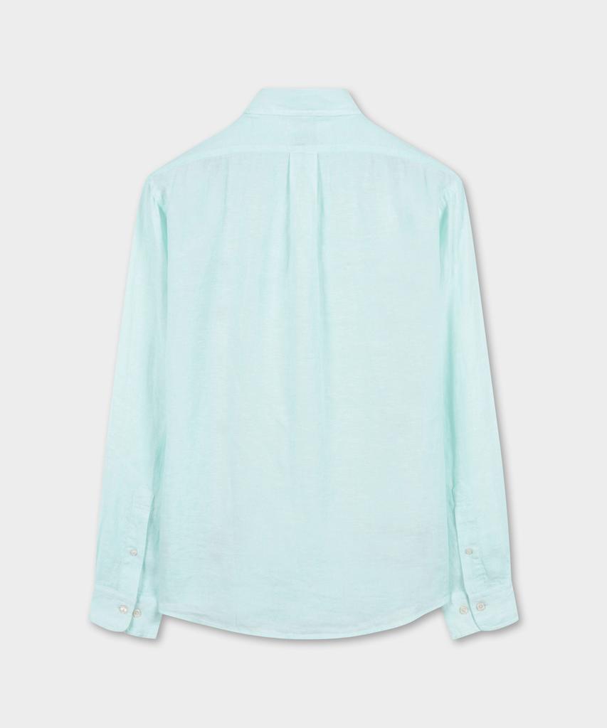 BROOKS BROTHERS Baird Mcnutt Irish Linen Shirt (Light Blue) (Bbthmm7936Lfm)