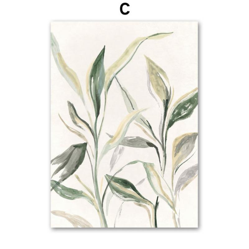 Девушка Чернила Зеленые Листья Парусник Пейзаж Цитата Настенное Искусство Холст Живопись Скандинавские Постеры И Принты Картины Для Декора Гостиной