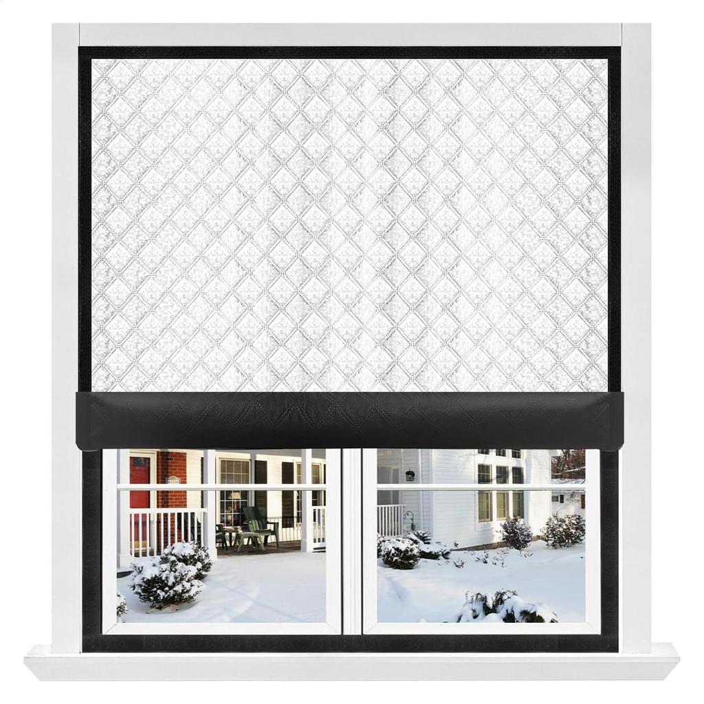 Winter windproof warm curtains bedroom cold-proof thermal insulation film sealed windows Blackout and soundproof curtains