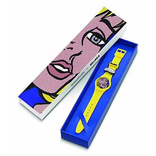 Swatch REVERIE BY ROY LICHTENSTEIN, THE WATCH ART JOURNEY 2023 SO28Z117 Желтый