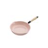 Takeda Corporation Pink 39 xx IH-совместимая керамическая глубокая сковорода 20 см PI IHFFT20PI [Сковорода для готовки/жарки/совместимая с IH] 23,4 7,2 см