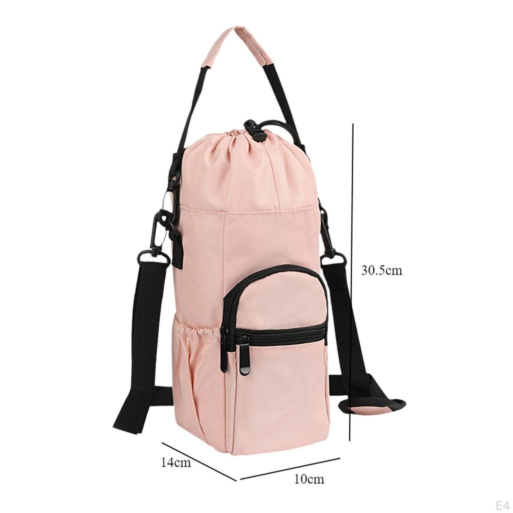 Bottle Pouch Holder Water Carrier Bag Crossbody Sleeve for School