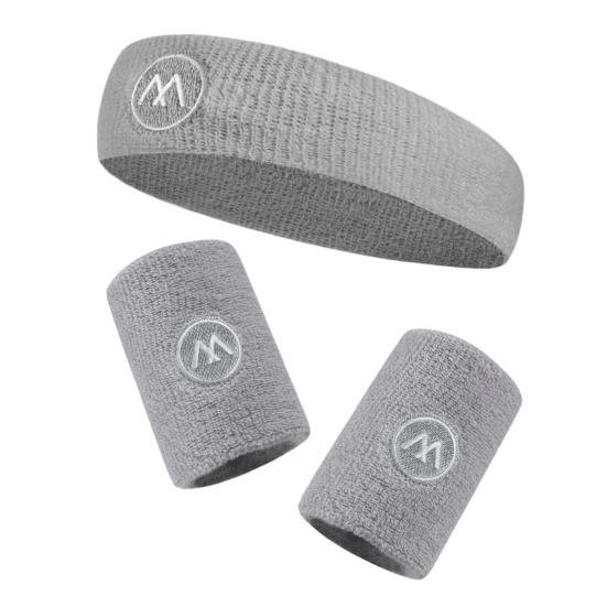 1 Set Sports Sweat Bands Sweat-absorbing Quick-drying High Elastic Nylon Cloth Wrist Guards