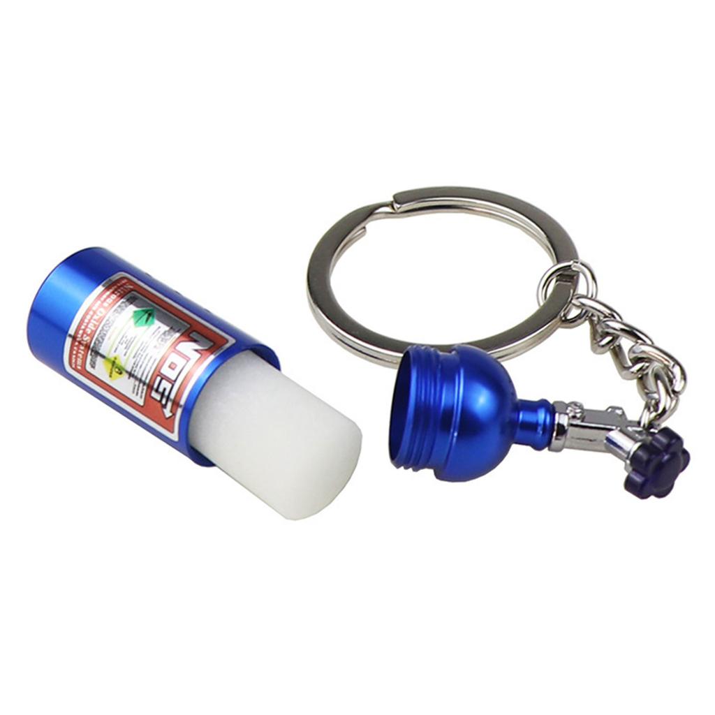Креативный брелок в виде бутылки NOS Nitro с ароматизированным бальзамом-наполнителем, аксессуар для автомобиля для автолюбителей и тех, кто ведет модный образ жизни