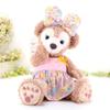 Cushu Cush Duffy Shellie May Plush Dress Up Costume Pink Floral Camisole Dress and Ribbon Set CDS408S 2-Piece