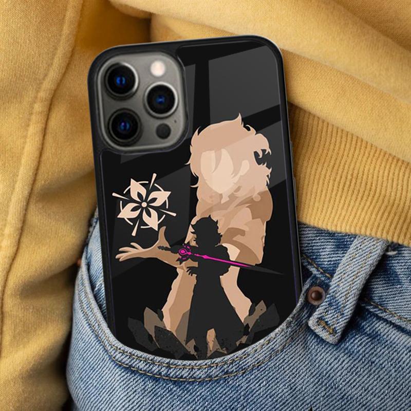 Genshin Impact Game Soft Phone Case for iPhone 17 Air 16e Pro max 15 Pro 13 14 Plus 11 12 MagSafe Magnetic Coque