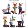 Zoo Blind Box Figures: 6-Piece Set of Seated and Standing Figurines for Display, Car Decor, and Toys