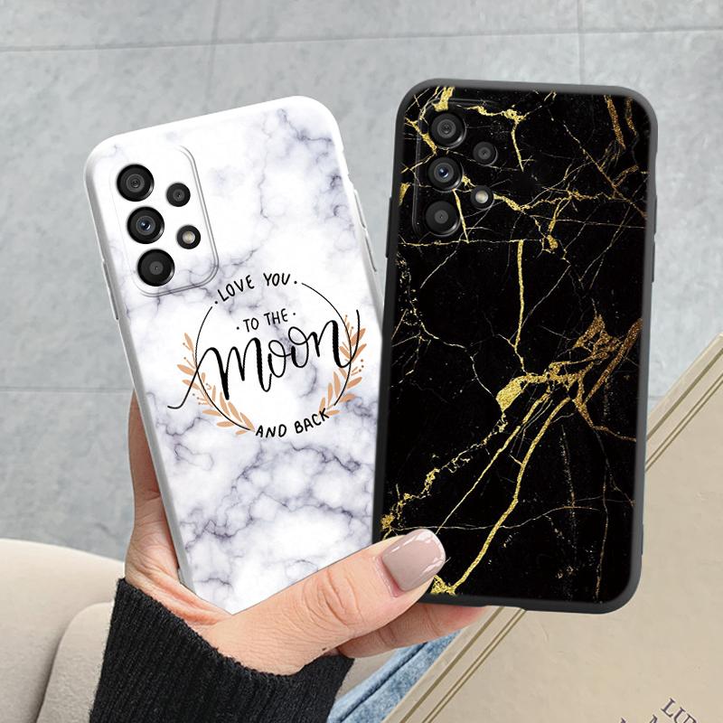 Чехол для Samsung Galaxy A53 5G A 53 Задняя крышка Защитный силиконовый Funda Модный Мраморный Каменный Текстурный Coque для Samsung A53 Capa
