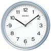 Seiko Часы KX252L Аналоговые Настенные Светло-голубые Диаметр Радиоуправляемые Часы, Жемчуг, 27.5x4.7см
