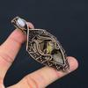 Septarian, Moonstone Gemstone Pure Copper Wire Wrapped Designer Handmade Pendant Jewelry For  Her