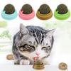Игрушки для кошек Натуральная кошачья мята Вращающийся лижущаяся кошачья мята Настенный шарик Игрушка Освежает дыхание Удаляет комки шерсти Аксессуары для кошек Товары для животных