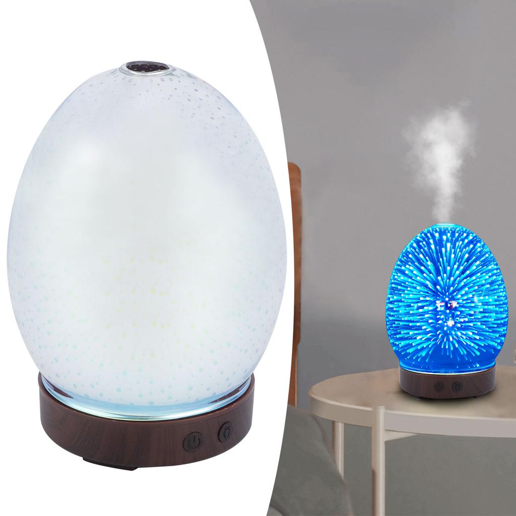 100 мл стеклянный ароматерапевтический диффузор Аромадиффузор с 7-цветной ночной лампой