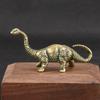 Pure Copper Dinosaur Sculpture Home Decoration Small Ornaments Funny Children's Gift Antique Brass Figurines Room Decoration