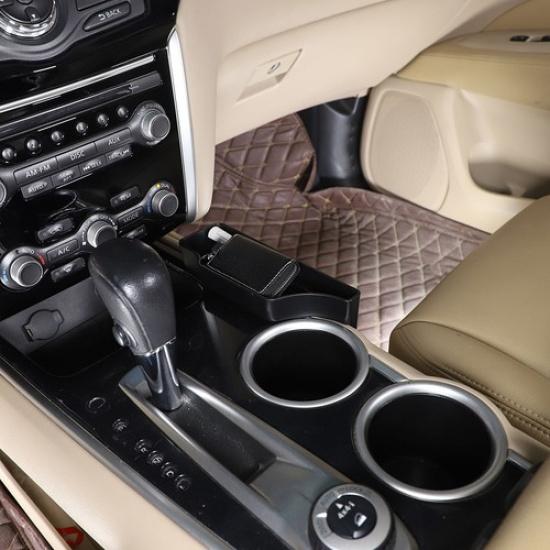 Center Gear Shift Storage Box Cover Trim for Nissan Pathfinder 2013-18