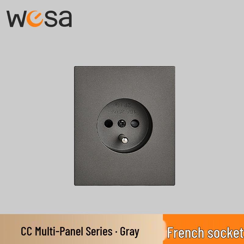 CC Series Flame Retardant Multi-Gang European Wall Socket