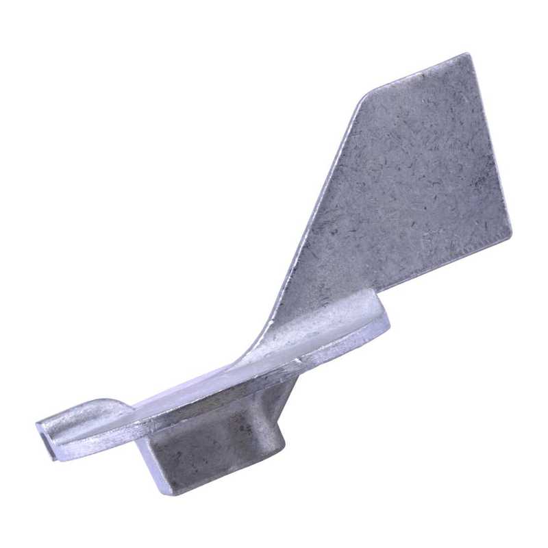 Trim Tab Anode 67F-45371-00 688-45371-02-00 Silver Zinc Alloy Fit for Yamaha Outboard Motor 50HP 60HP 70HP 75HP 80HP 90HP